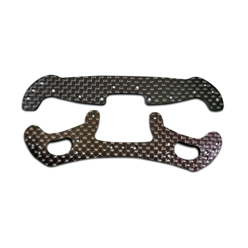 Crepe Pan Carbon - タミヤミニ4wdリモートコントロールカー用カーボンファイバースペアパーツ,ブラックカラー,シャーシar/ma用,2mm