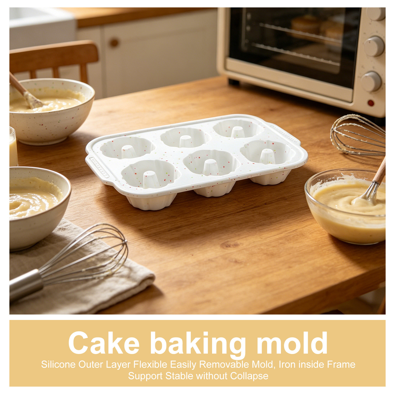 2個セット シリコン製ベーキングモールド ドーナツパン 金属 - Donut Mold Silicone のレビューと価格