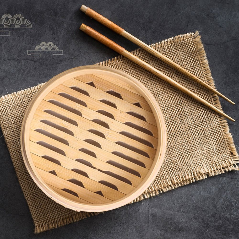 中国蒸し器 竹製蒸し器 蓋付き 肉まん、餃子、点心、野菜、軽 - Bao Steamer Bamboo のレビューと価格