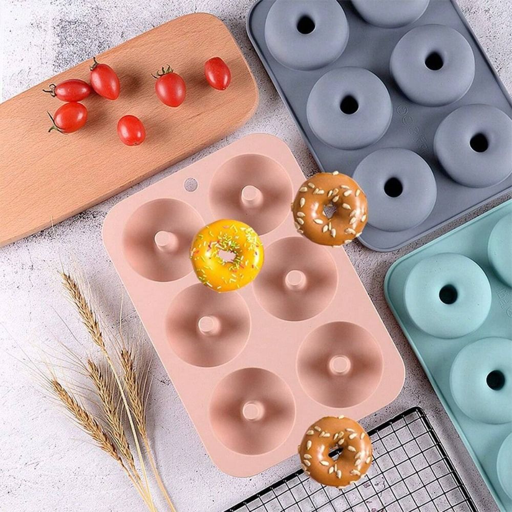 新しいシリコン製ドーナツ型、ノンスティック、食品グレードシリ - Donut Mold Silicone のレビューと価格