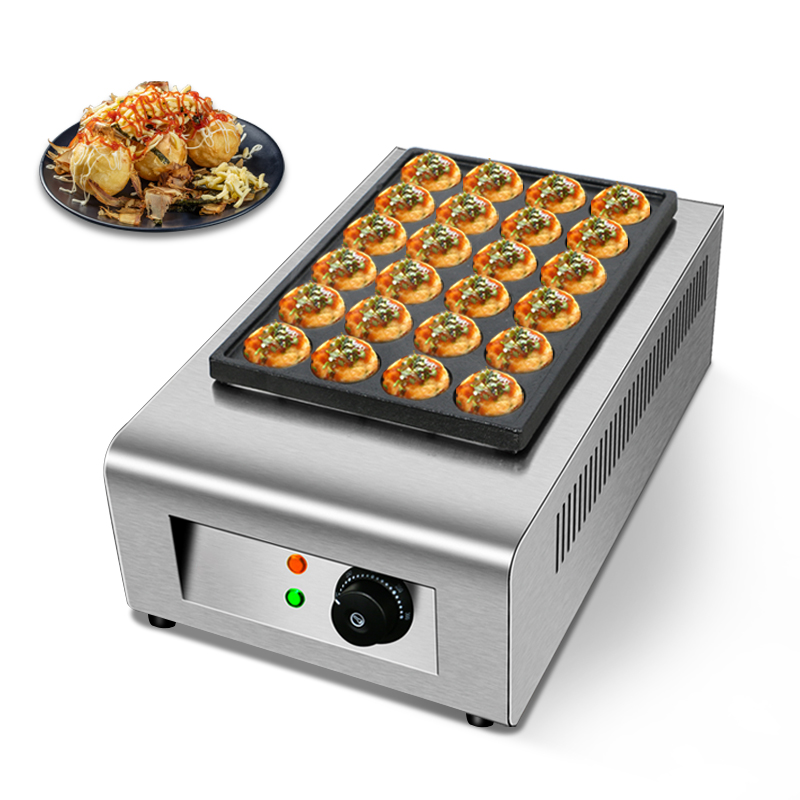 業務用大型電気たこ焼き機 3プレート 魚団子オーブン グリル - Takoyaki Grill Plate のレビューと価格