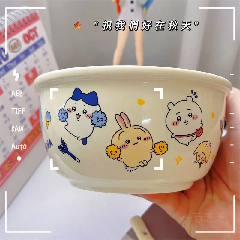 ちいかわ 可愛い漫画風セラミックインスタントラーメン丼セット - Dim Sum Basket のレビューと価格