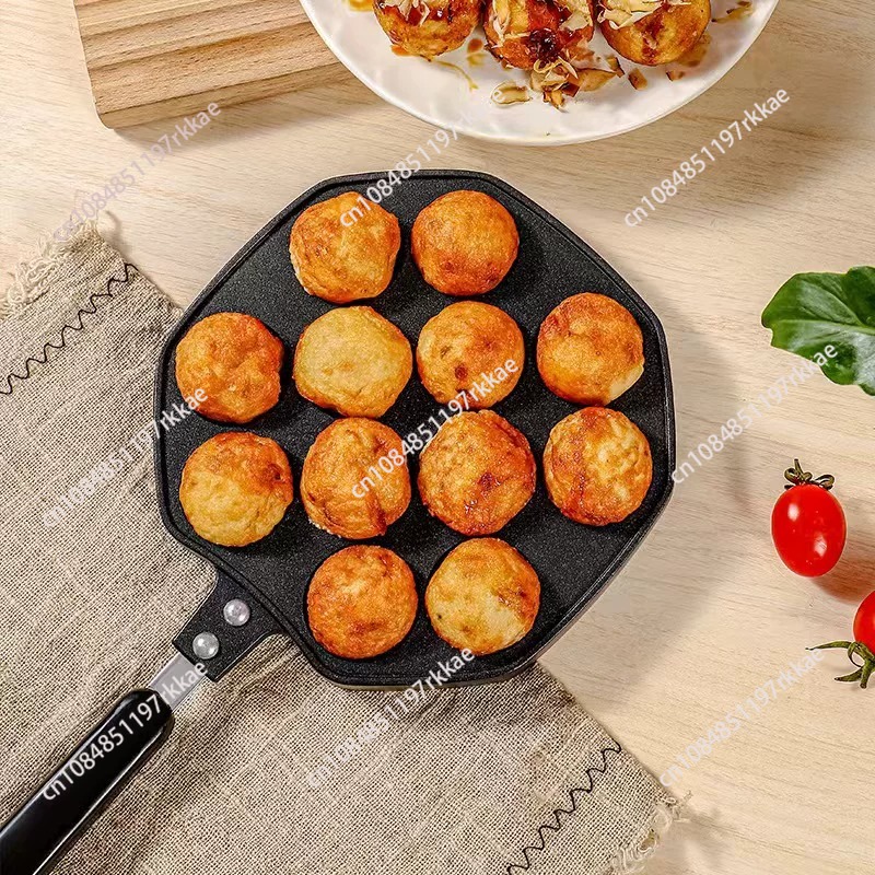 たこ焼きパン 12個型 たこ焼きメーカー スキレット アルミ - Takoyaki Grill Plate のレビューと価格