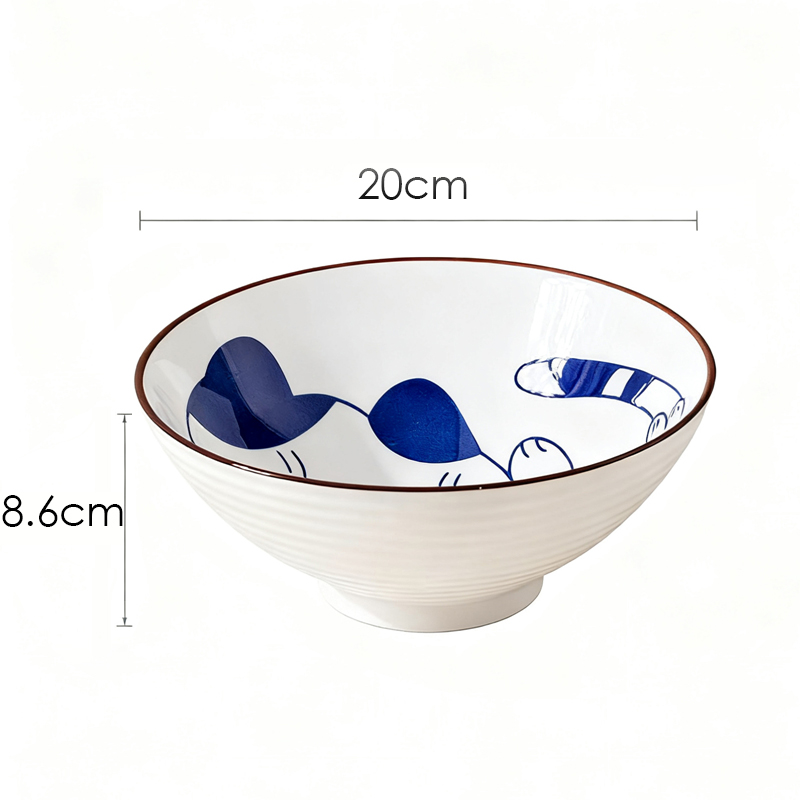 1200ML セラミックラーメンボウル 日本風麺鉢 スープ用 - Dim Sum Basket のレビューと価格