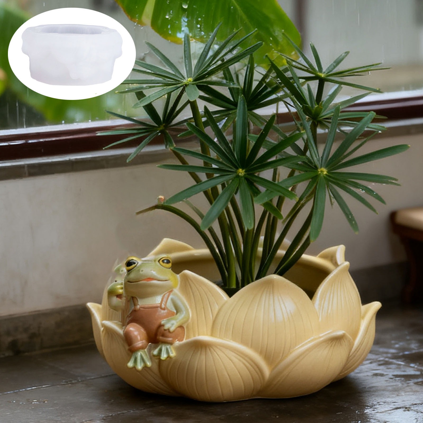 植物植木鉢型柔軟なシリコーン収納カップ型 Diy ゲル型愛好 - Potsticker Mold のレビューと価格
