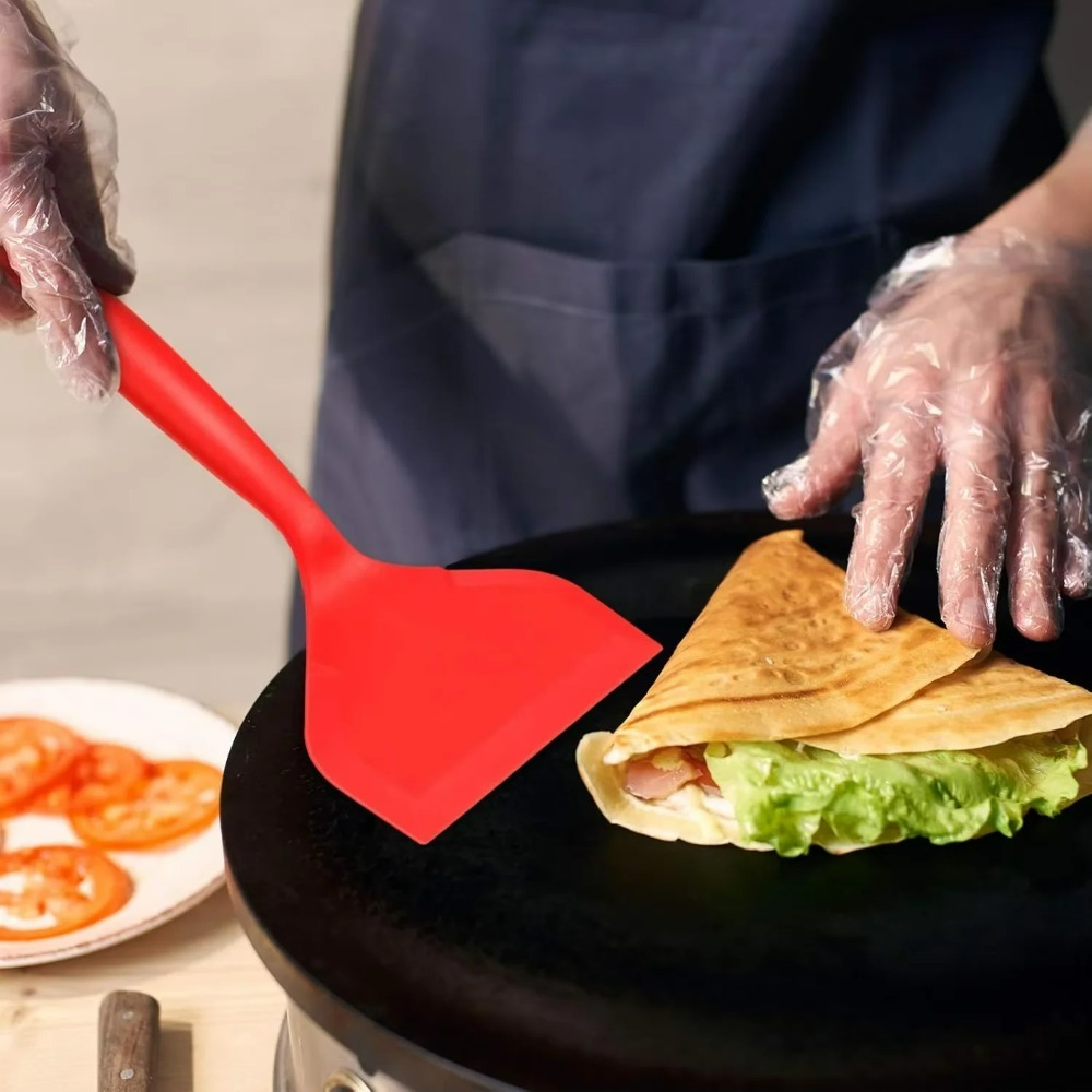シリコン製スパチュラ、パンケーキ用シャベル、オムレツ用スパチ - Okonomiyaki Spatula のレビューと価格