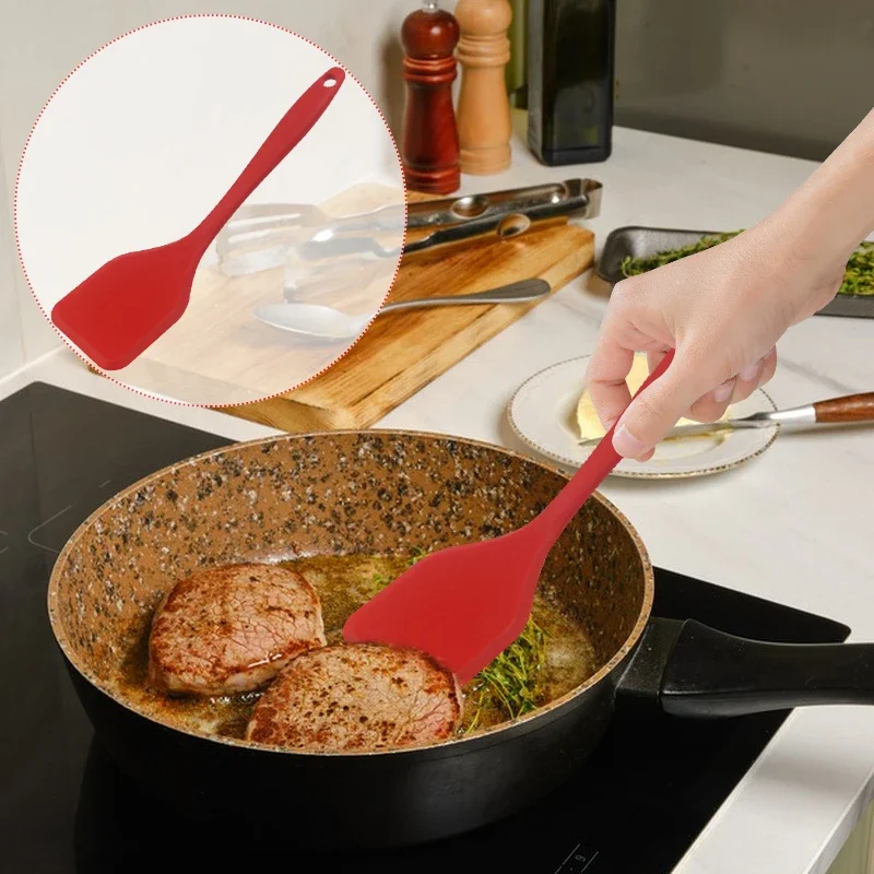 シリコーン調理漏れヘラ高密度シャベル揚げ魚オムレツシャベルノ - Okonomiyaki Spatula のレビューと価格