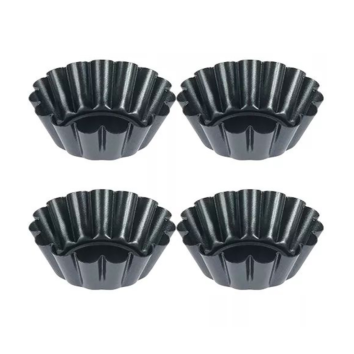 4 個ミニラウンドノンスティックタルトパンタルトレット型エッ - Egg Waffle Pan のレビューと価格