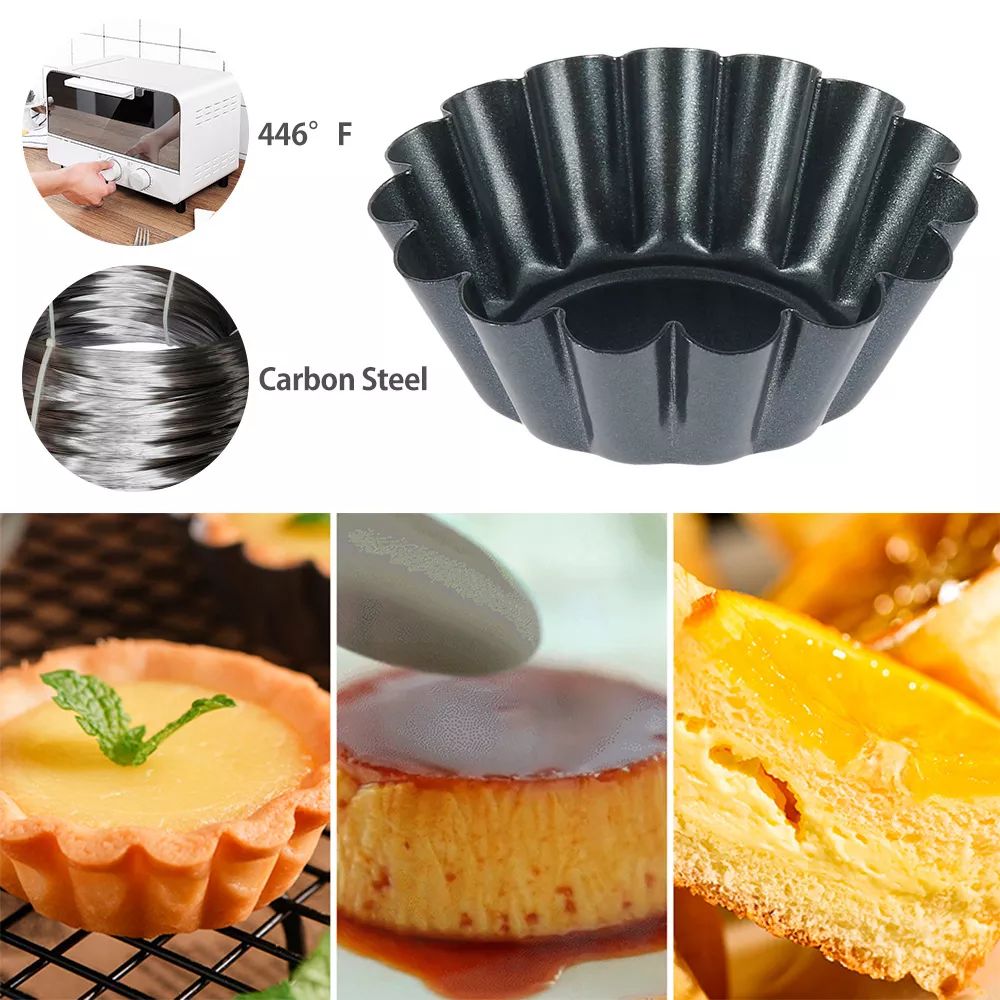4 個ミニラウンドノンスティックタルトパンタルトレット型エッ - Egg Waffle Pan のレビューと価格