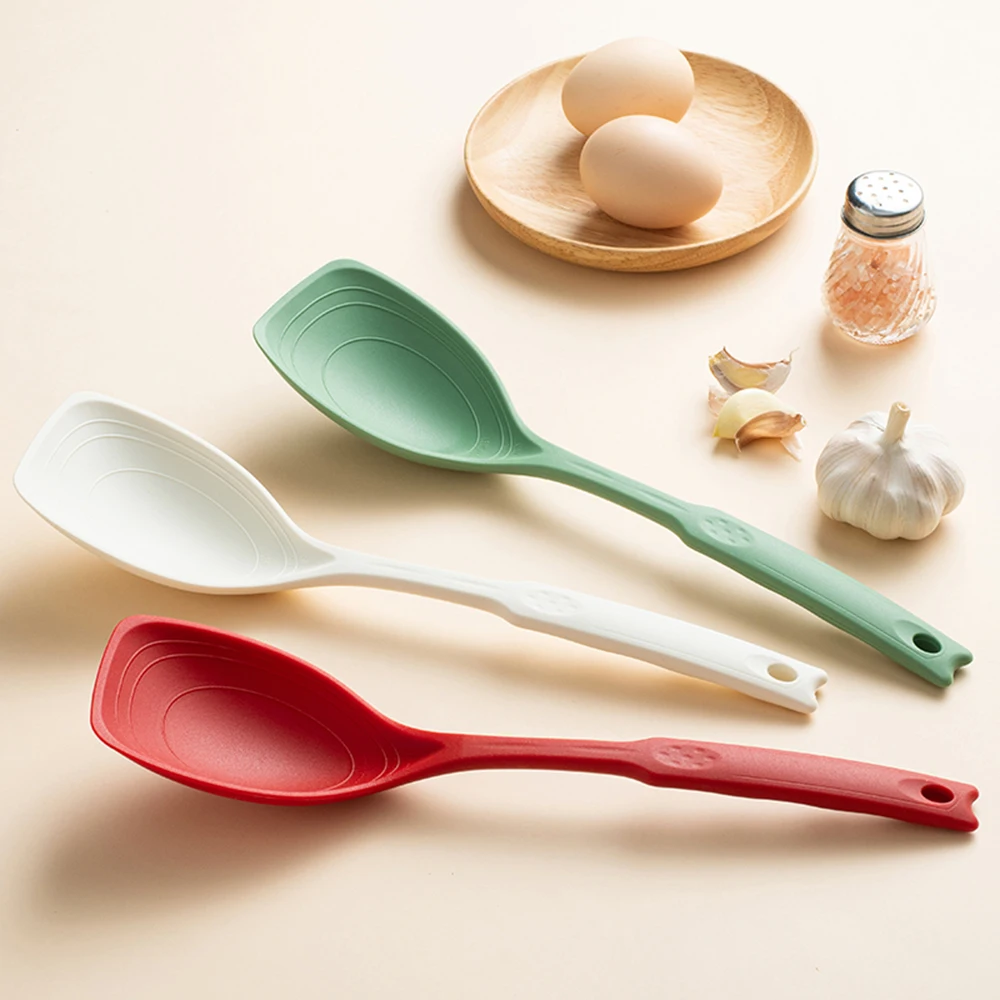 シリコンスプーン多用途ホールド快適な滑り止めラウンドハンドル - Okonomiyaki Spatula のレビューと価格