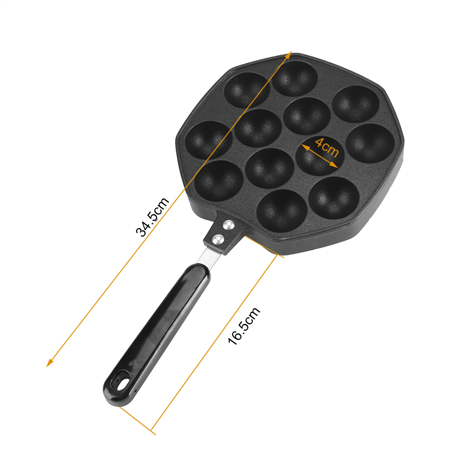 12個取りアルミ製ノンスティックたこ焼きグリルパン、タコ焼き - Takoyaki Grill Plate のレビューと価格