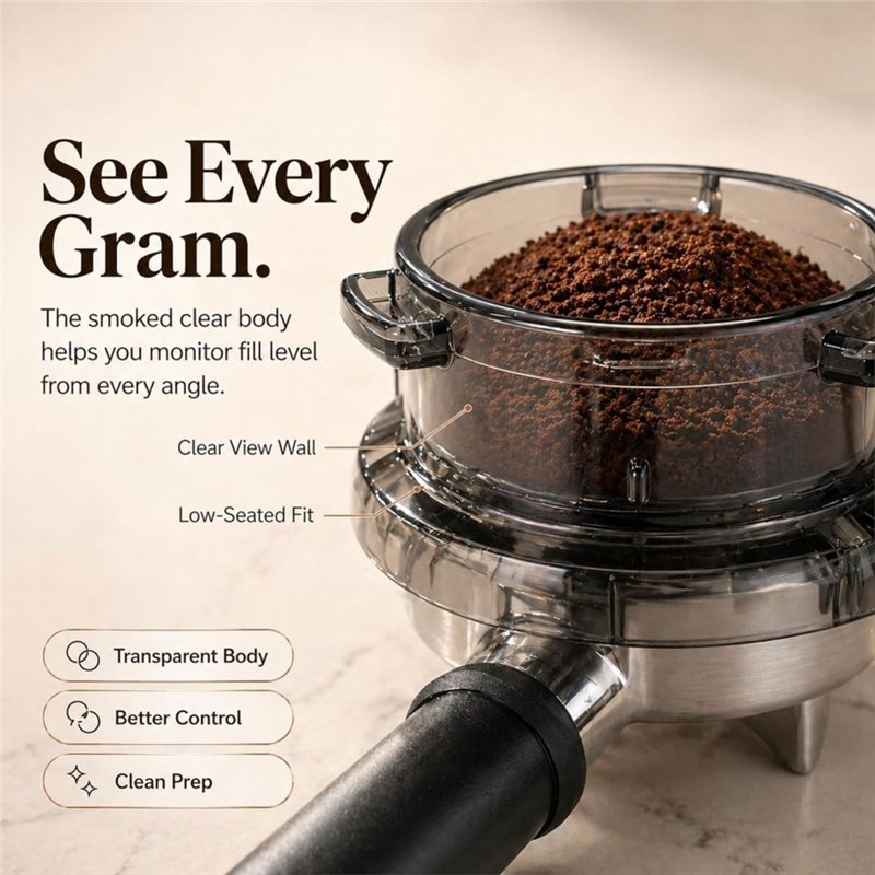 プロモーション！ツイストロック式ポルタフィルターファンネル  - Breville Espresso Barista Touch のレビューと価格