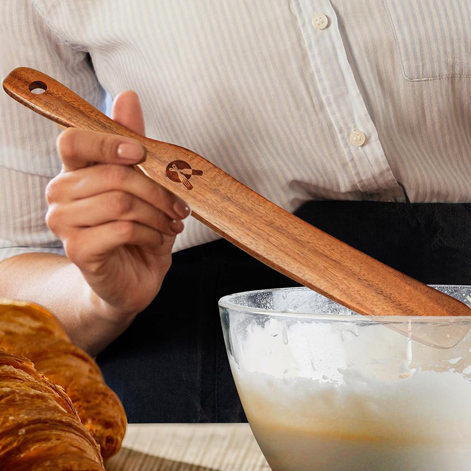 パン生地攪拌用スパチュラ 環境に優しい木製 サワー種スタータ - Okonomiyaki Spatula のレビューと価格