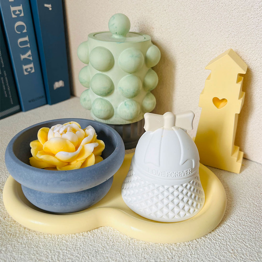 キャンドル回転コンクリート金型、バブルジャー、ドナルアロマテ - Donut Mold Silicone のレビューと価格