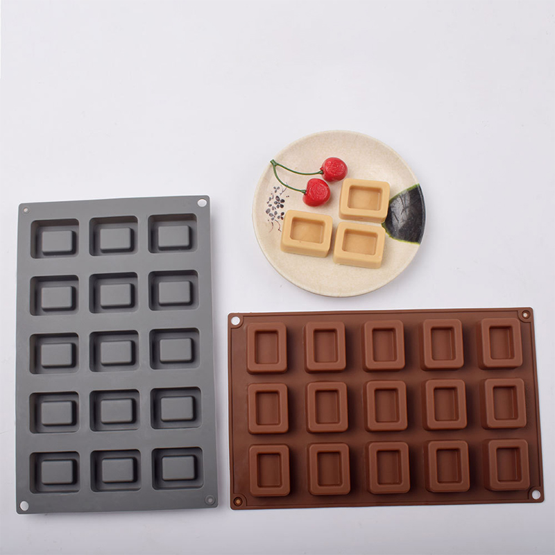 正方形ドーナツ型シリコンケーキ型、ゼリー、プリン、チョコレー - Donut Mold Silicone のレビューと価格