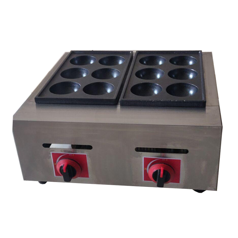 業務用電気/ガス式フィッシュボールグリル、焦げ付き防止鋳鉄プ - Takoyaki Grill Plate のレビューと価格
