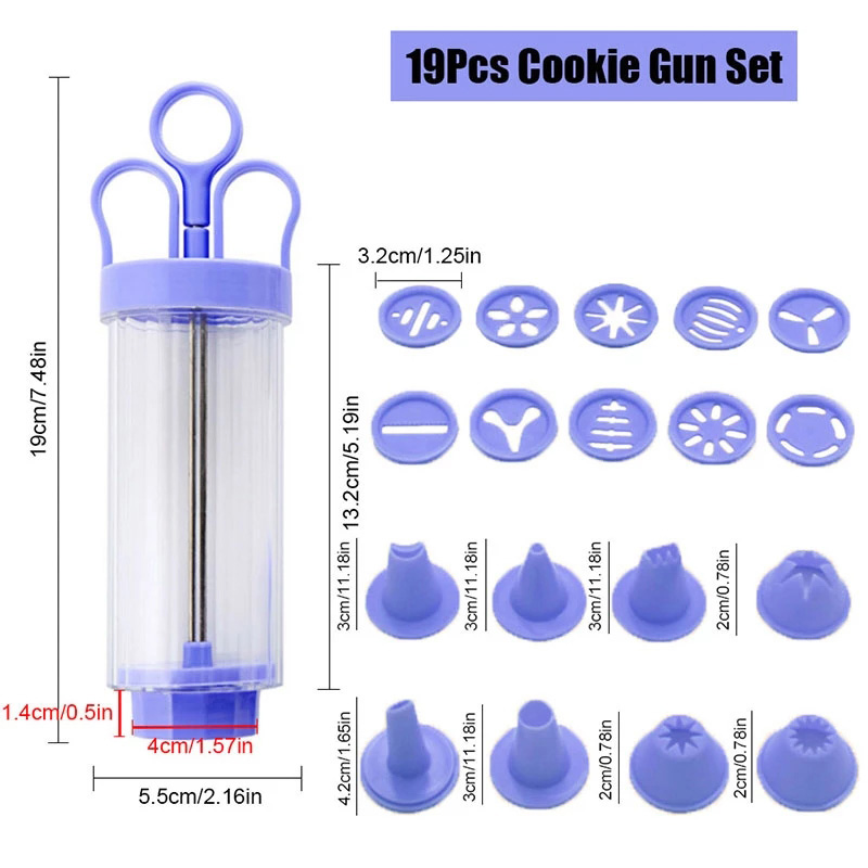 BOzzh-手動のクッキープレス機,装飾的な絞り機,チュロス - Churros Maker Gun のレビューと価格