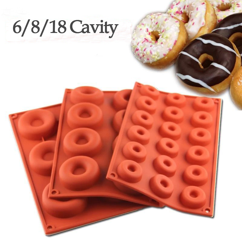 シリコーンドーナツメーカー 3D DIY ベーキングペストリ - Donut Mold Silicone のレビューと価格